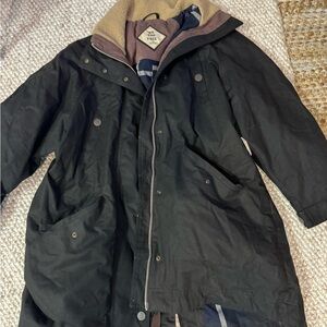 NWT free people We the free  juri waxed parka jacket